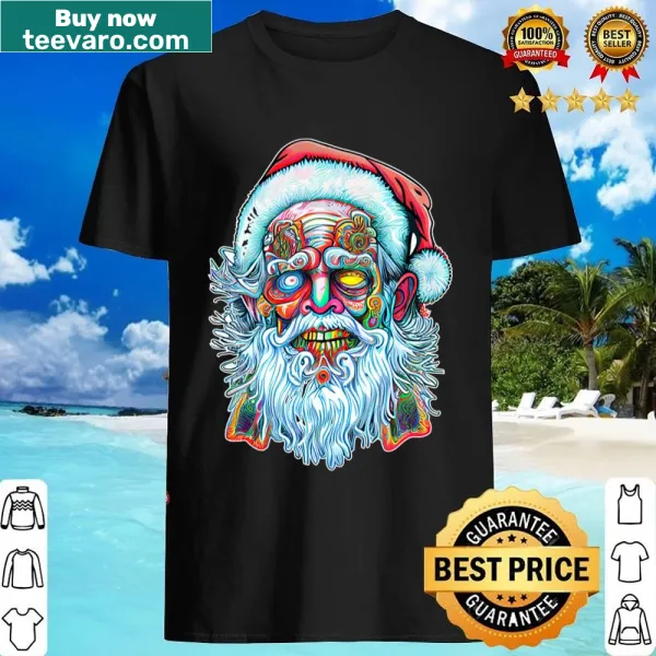 Shirt featuring a zombie version of Santa Claus