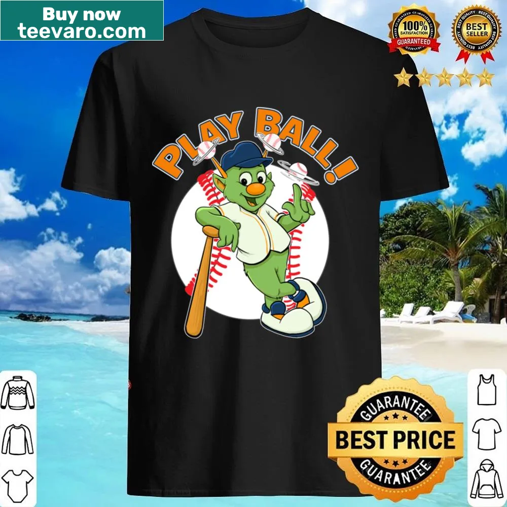 Astros baseball mascot graphic t-shirt for fans