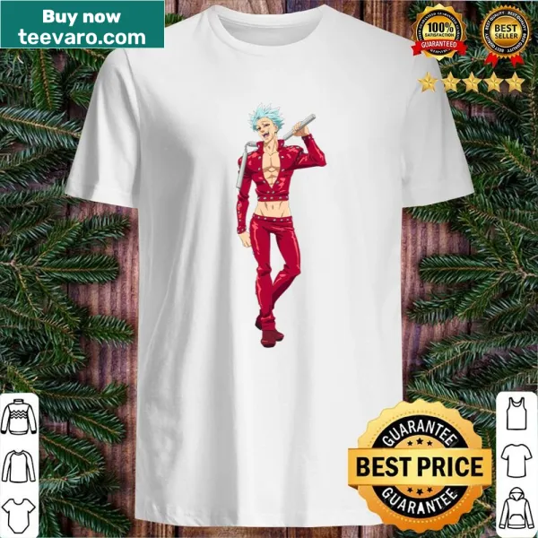 Playful typography design with Ban Shirt text on T-shirt