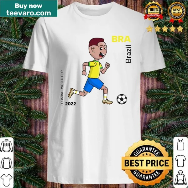 Illustration of a foosball player representing Brazil on a shirt