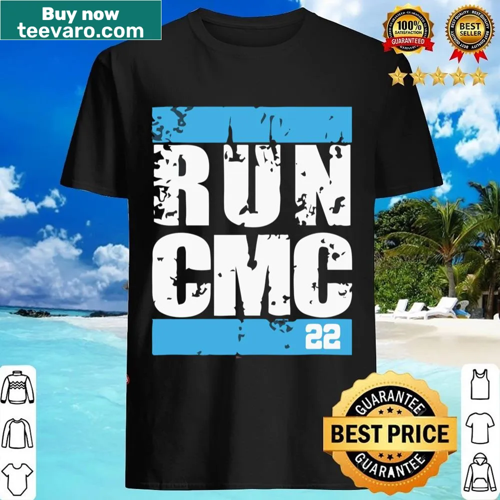 Christian McCaffrey t-shirt featuring name and number