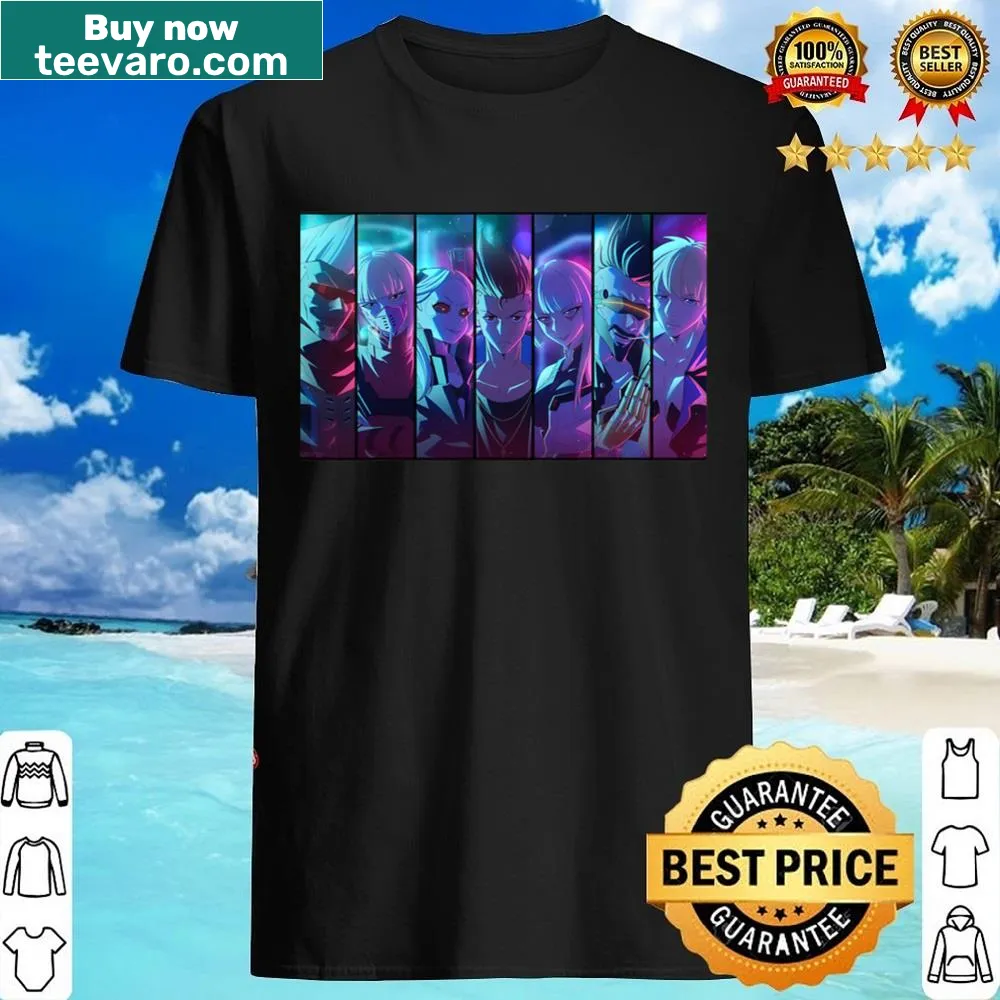 T-shirt featuring captivating design from Edgerunners