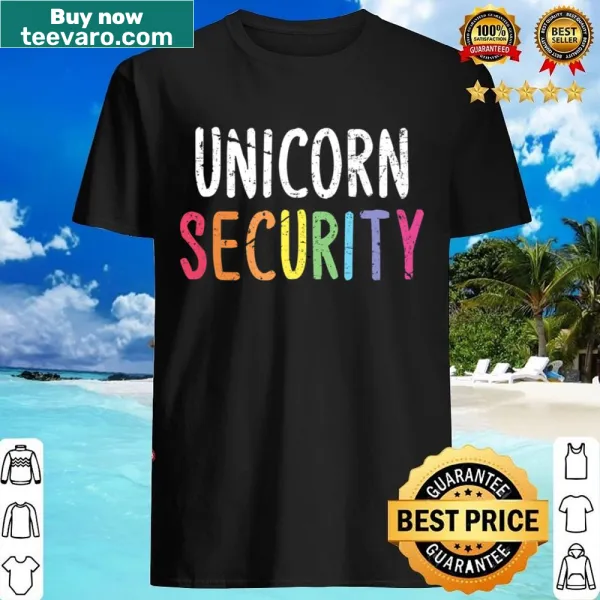 Unicorn Security Halloween shirt for family