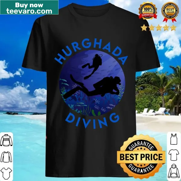 Diving-themed shirt showcasing Hurghada, Egypt