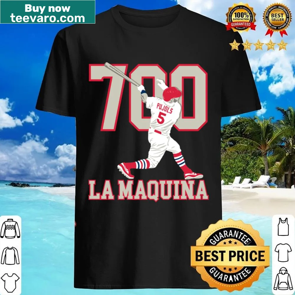 Albert Pujols 700th home run commemorative t-shirt with illustration