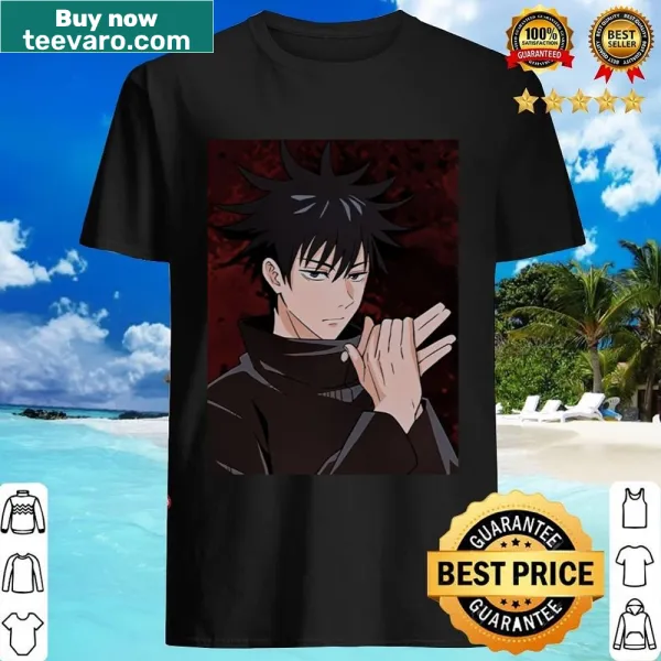 Minimalist Megumi Fushiguro t-shirt with clean design