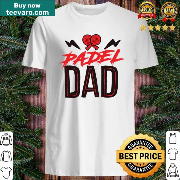 Padel Dad T-shirt featuring playful design for paddleball enthusiasts