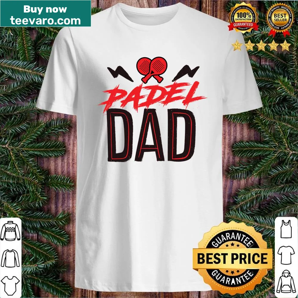 Padel Dad T-shirt featuring playful design for paddleball enthusiasts