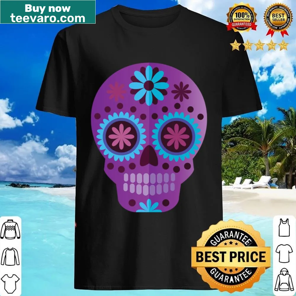 Bold skull graphic on a classic T-shirt.