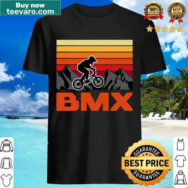 Retro BMX-themed shirt for parents