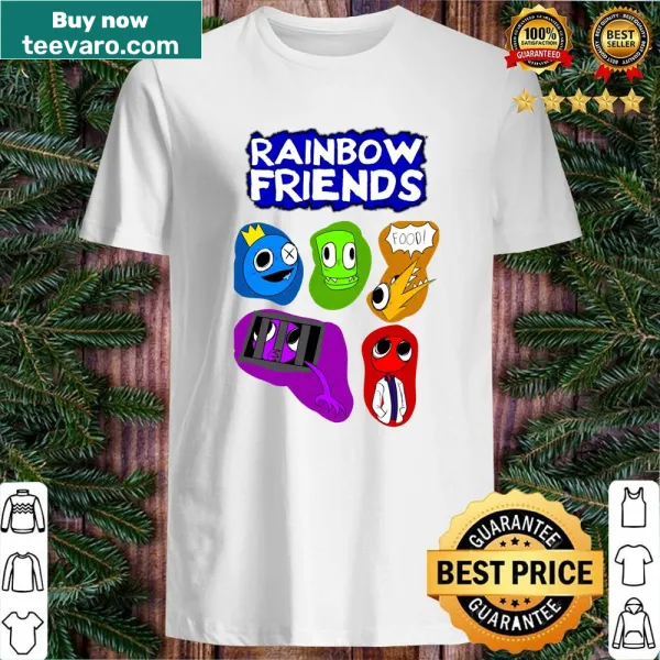 Roblox-themed T-shirt featuring colorful characters from the game