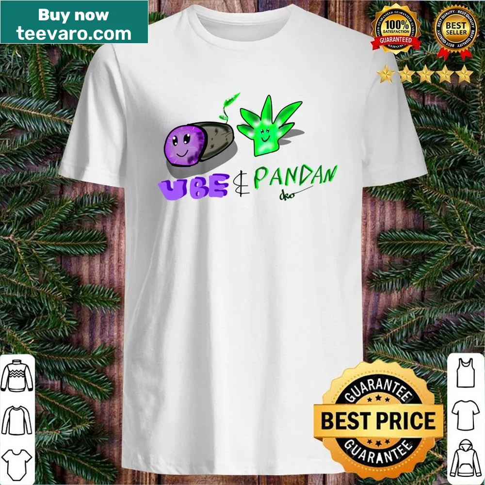 Simple design featuring Ube and Pandan on a T-shirt