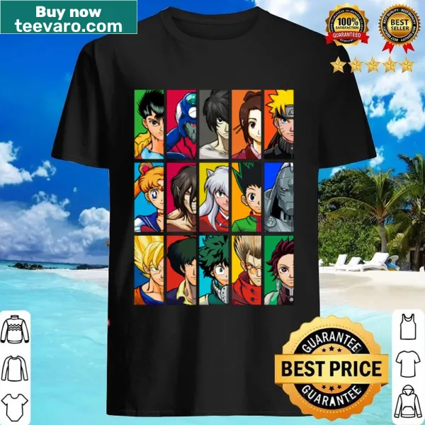 Shirt depicting a humorous 'Anime Vs Anime' graphic