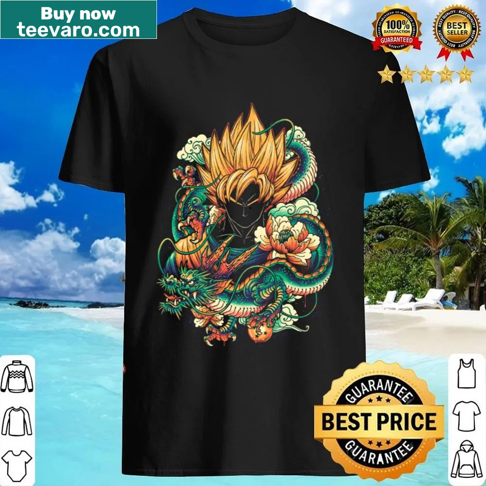 Cartoon dragon graphic on a shirt