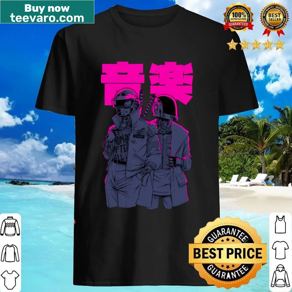 Cyberpunk themed graphic on a shirt