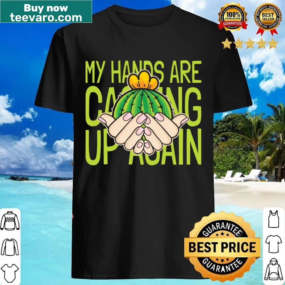 Zipped shirt adorned with succulents and cacti for gardeners