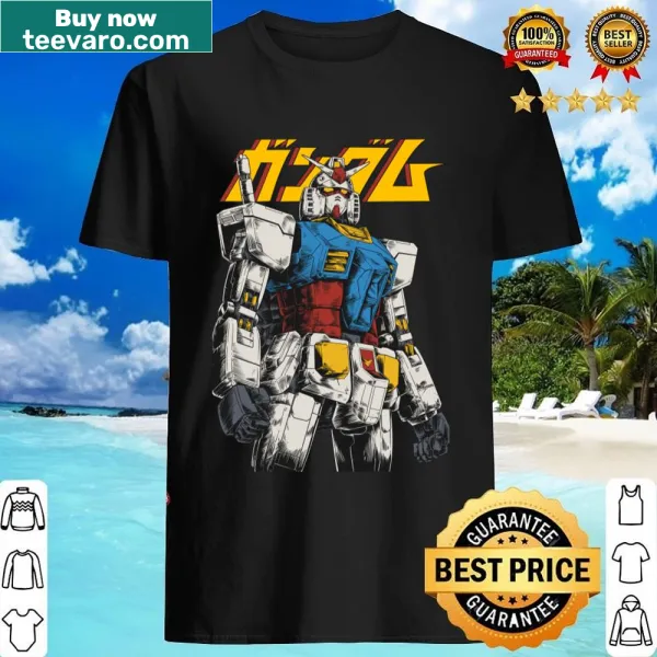 Gundam The First New Version graphic shirt design