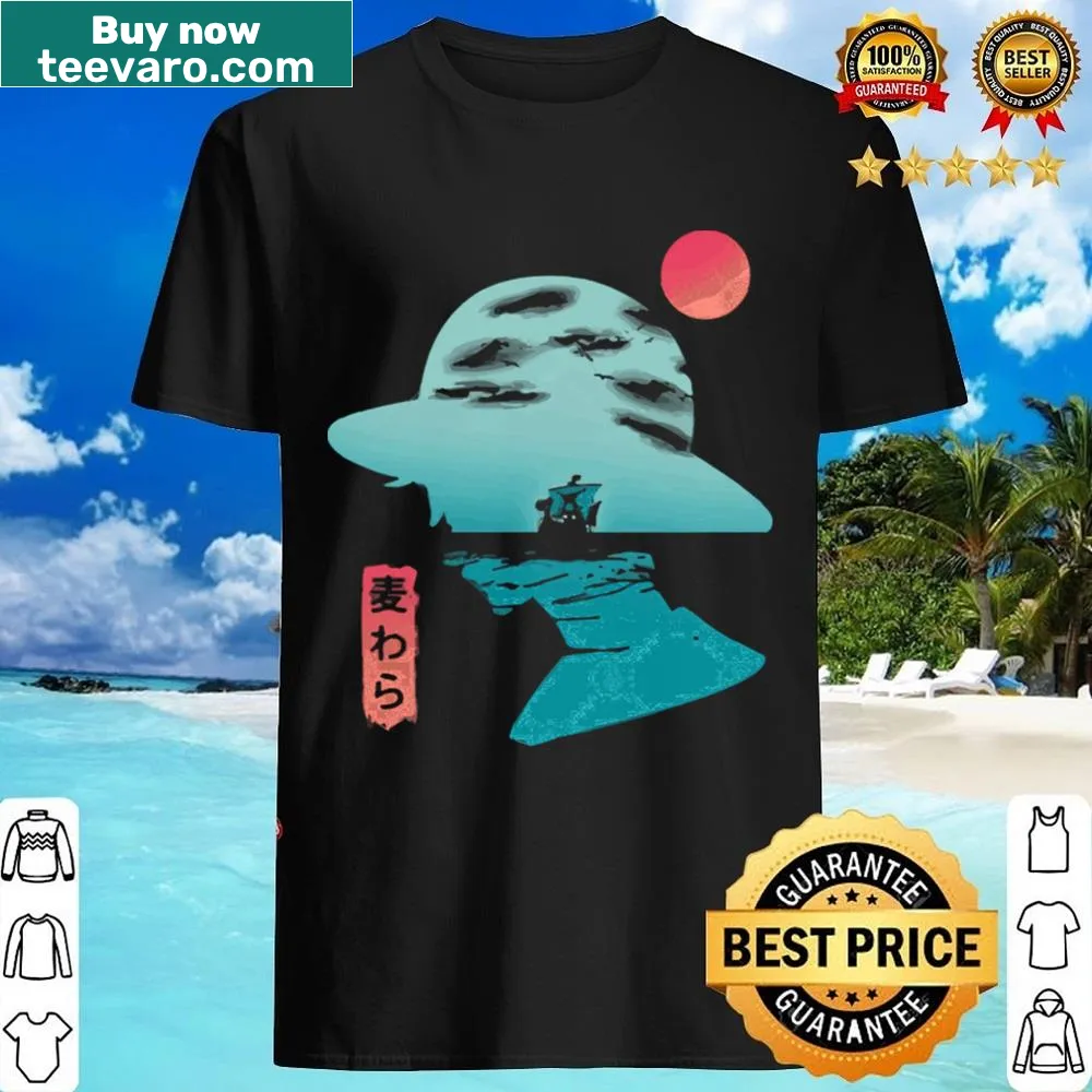 Silhouette shirt representing characters from One Piece