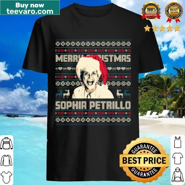 Sophia Petrillo Christmas shirt with a festive graphic and text.