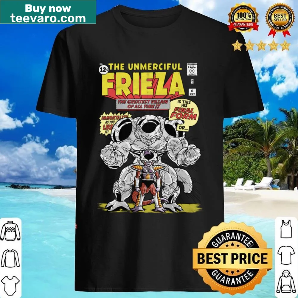 Shirt featuring the Unmerciful Emperor in an intricate graphic design.