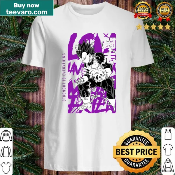 Ultra Vegeta shirt featuring dynamic character illustration