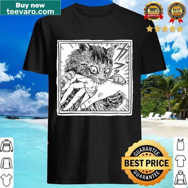 Junji Ito shirt with intricate horror illustration