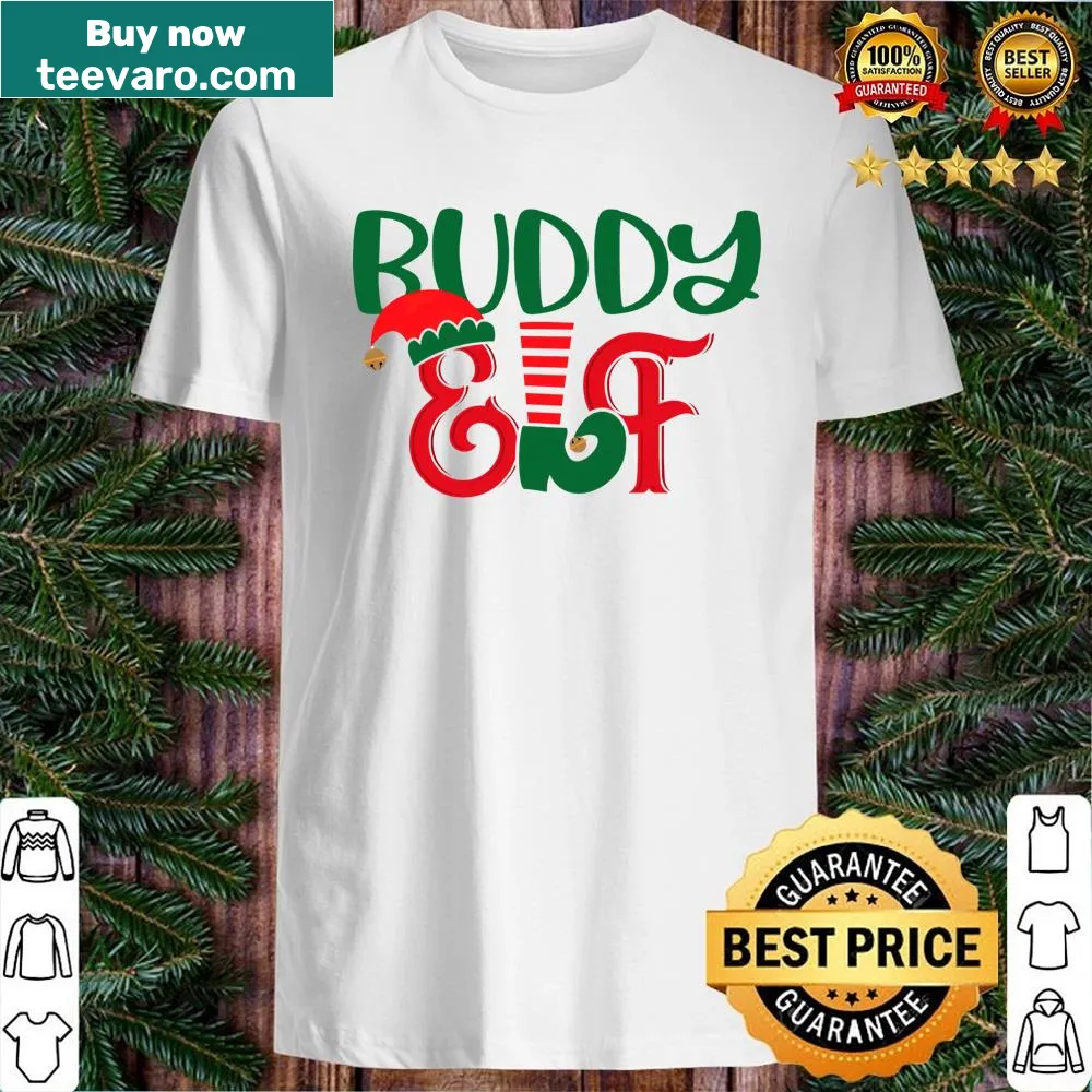 Lightweight shirt featuring cheerful text inspired by Buddy Elf