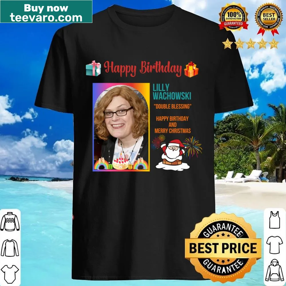 Illustrated birthday shirt inspired by Lilly Wachowski