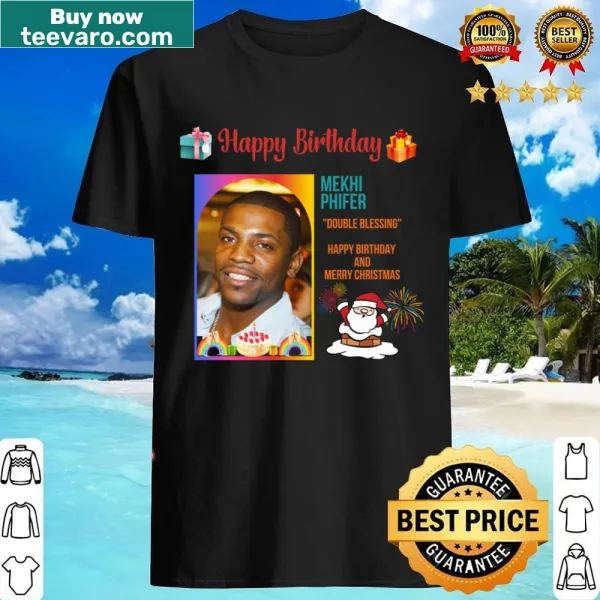 Artistic illustration celebrating Mekhi Phifer's birthday on a shirt