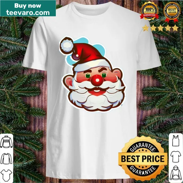 Charming retro Santa Claus design on a shirt