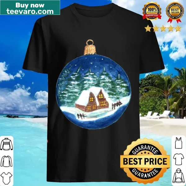 Cute Christmas ball shirt with fairy decorations