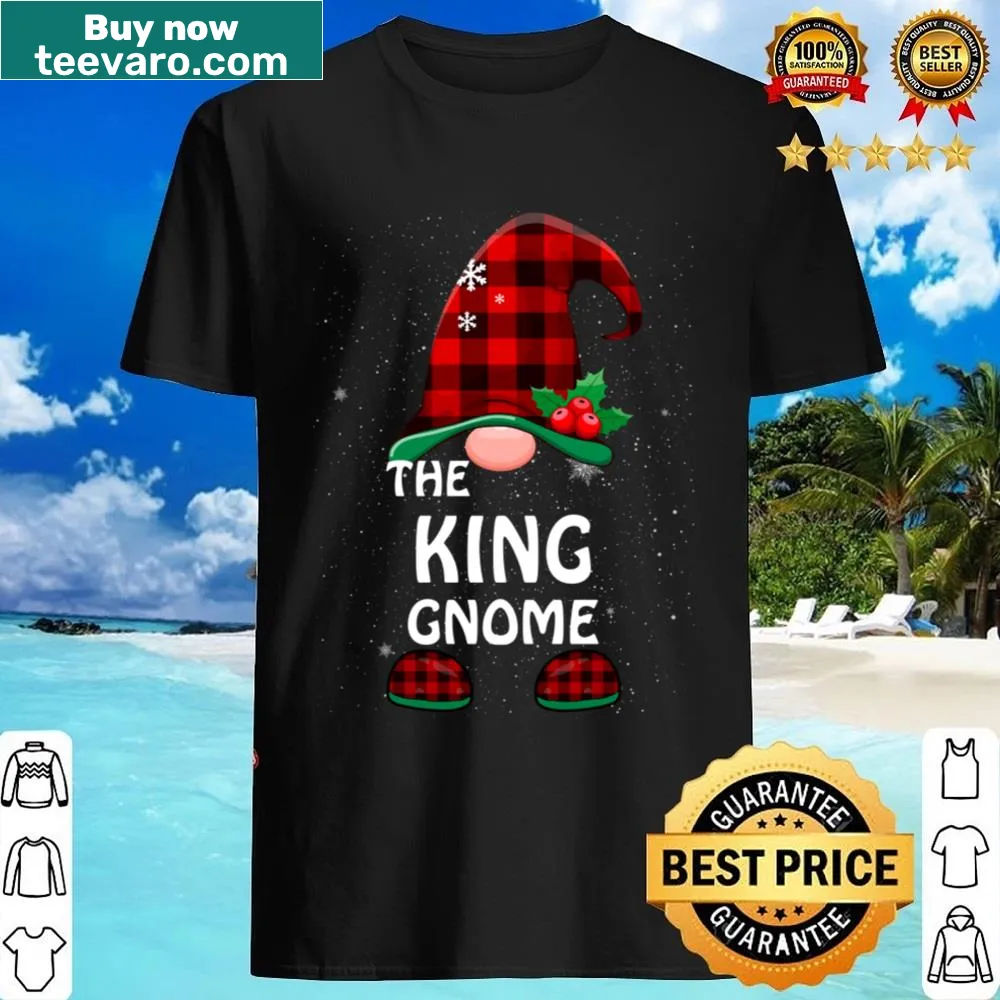 Family Christmas shirt featuring a gnome in festive attire