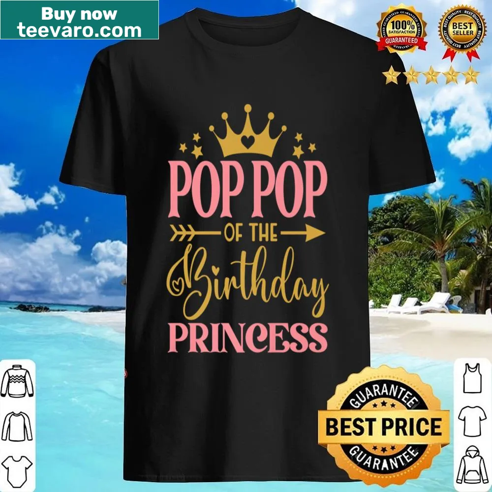 Birthday shirt for grandpa celebrating his granddaughter's first birthday.