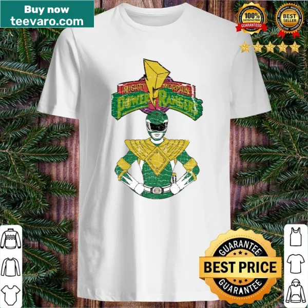 Iconic Green Ranger graphic shirt for Power Rangers fans