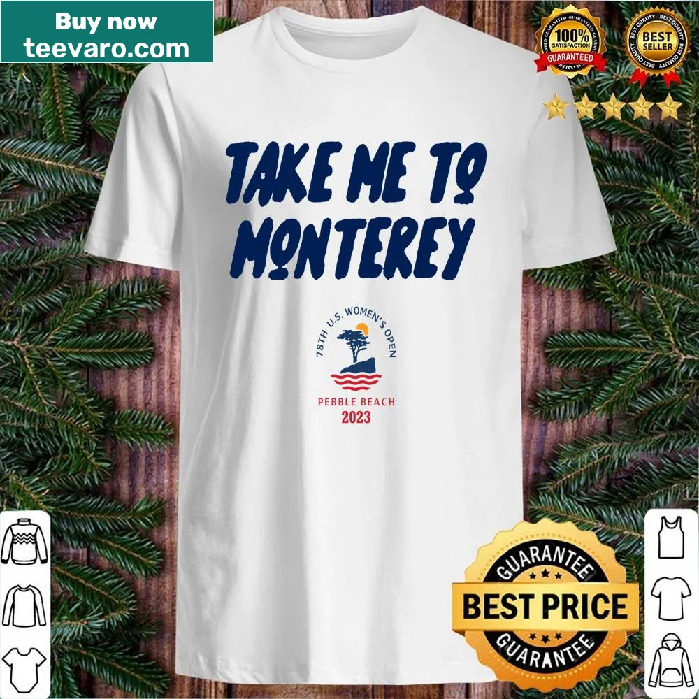 Shirt featuring a design inspired by Monterey, California
