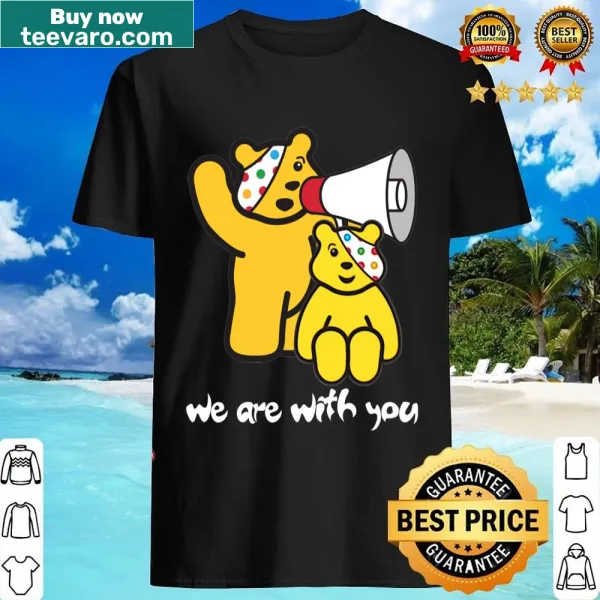 Adorable Pudsey Bear shirt with cheerful design