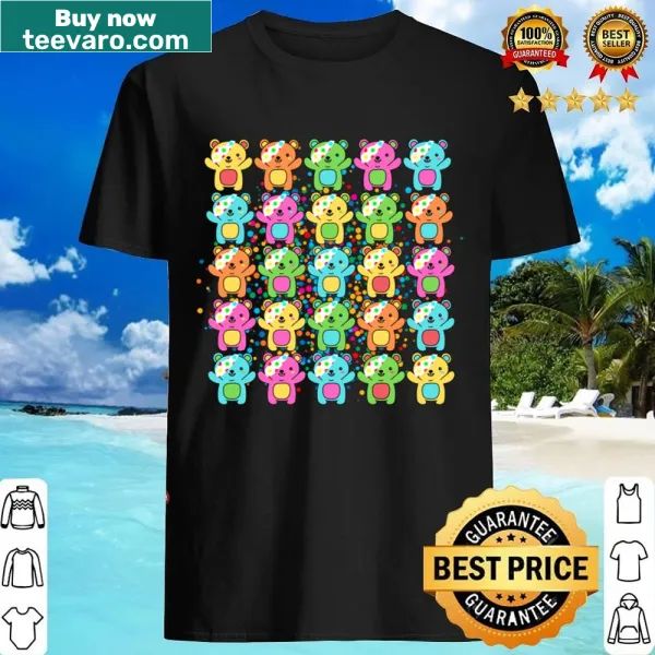 Pudsey Bear love graphic shirt for everyday wear.