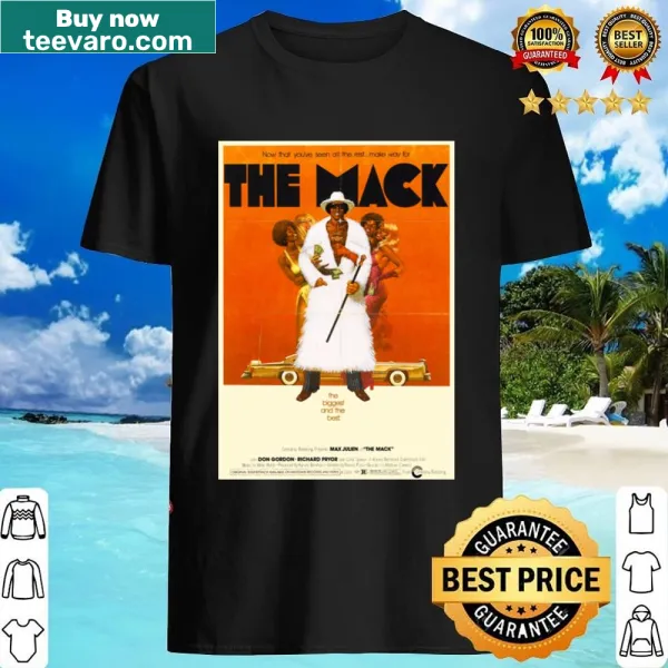 Vintage illustrated poster of The Mack on a casual t-shirt