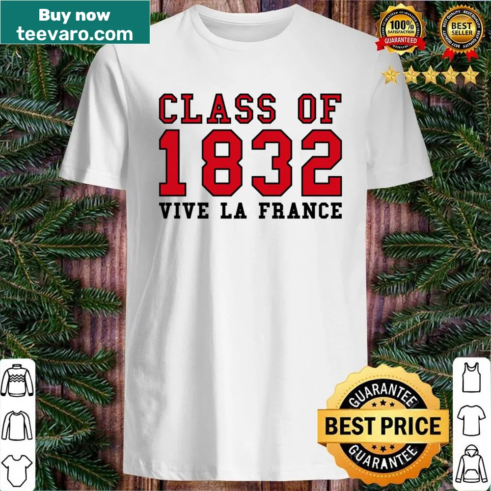 Shirt celebrating the Class of 1832 with a classic typography design.