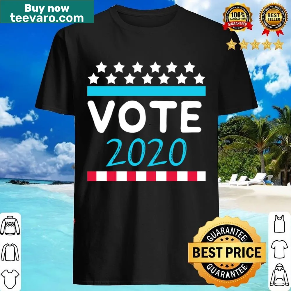 Pullover shirt with 'Election Vote 2020' text