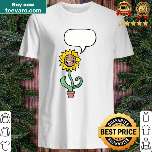Happy flower design for a cheerful look