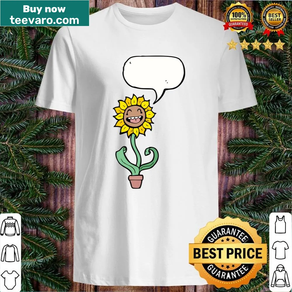 Happy flower design for a cheerful look
