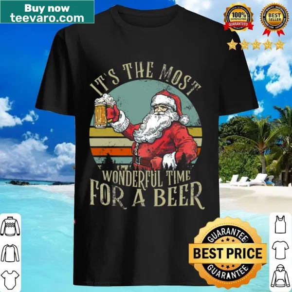Fun shirt celebrating beer lovers during the holidays