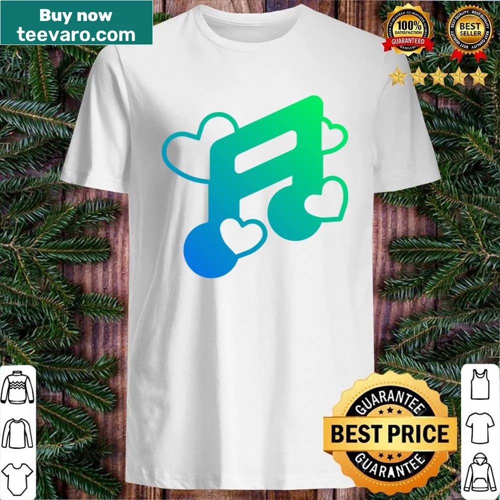 Heartfelt Music Art Love shirt design