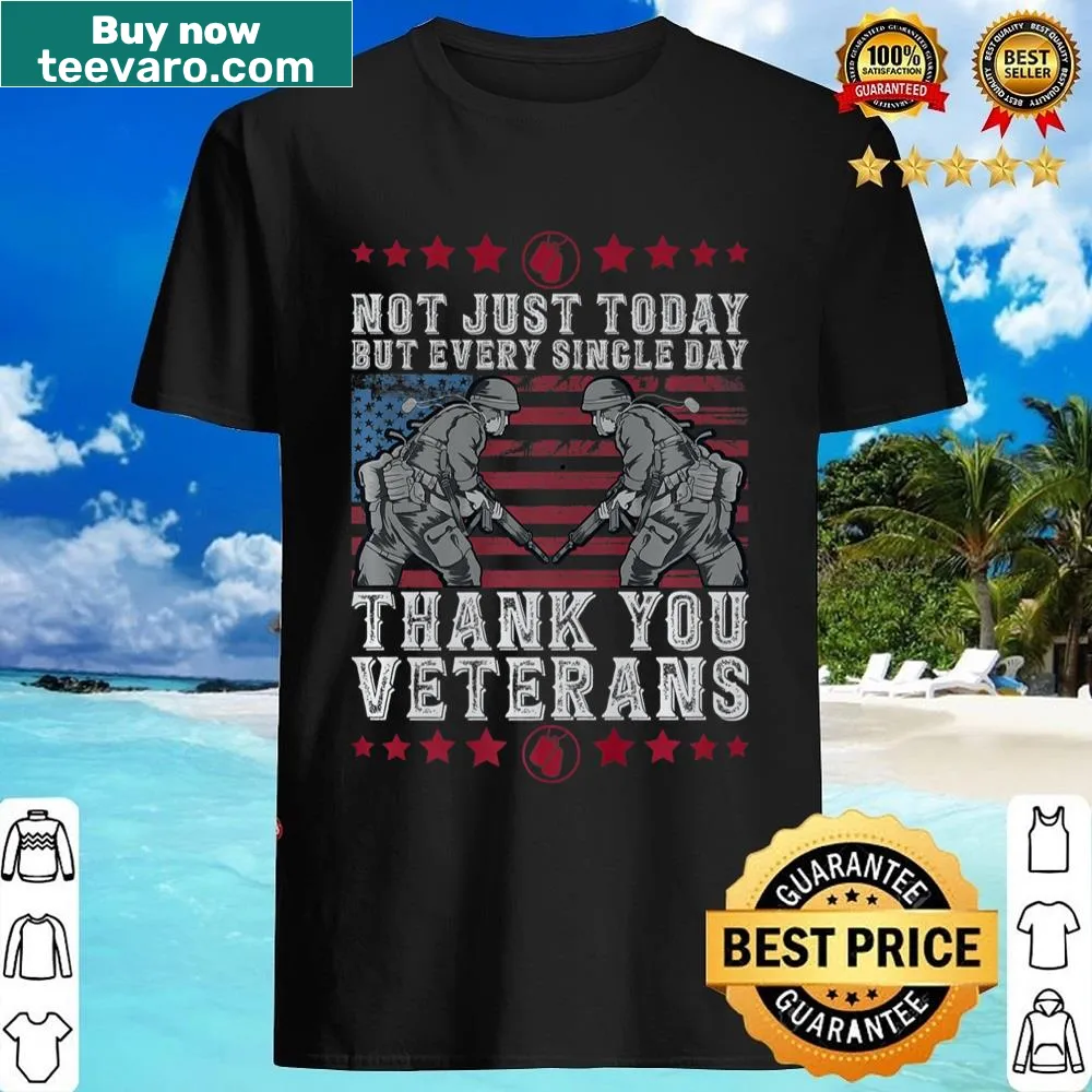 Shirt expressing gratitude to veterans every day