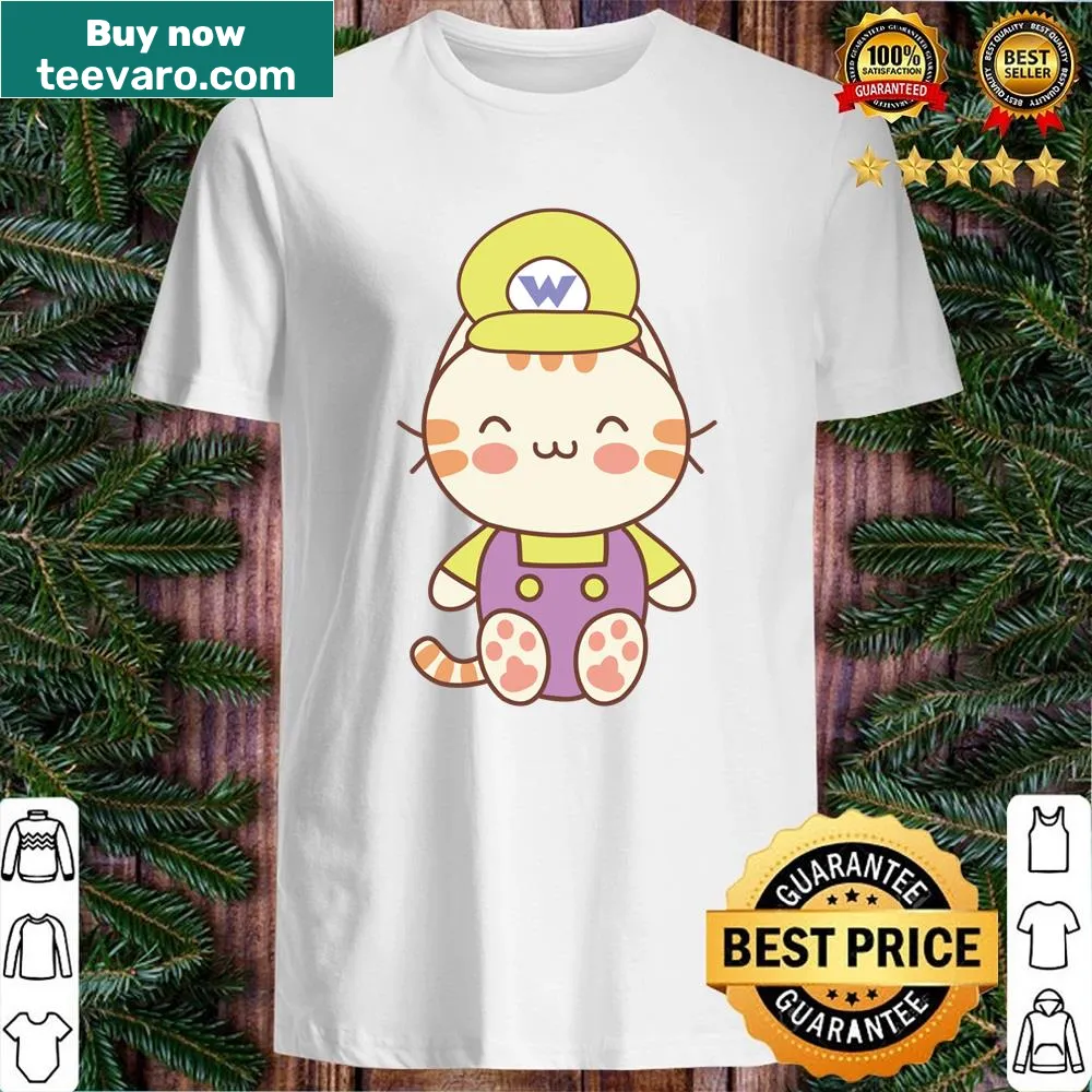 Cute cat dressed as a plumber graphic shirt