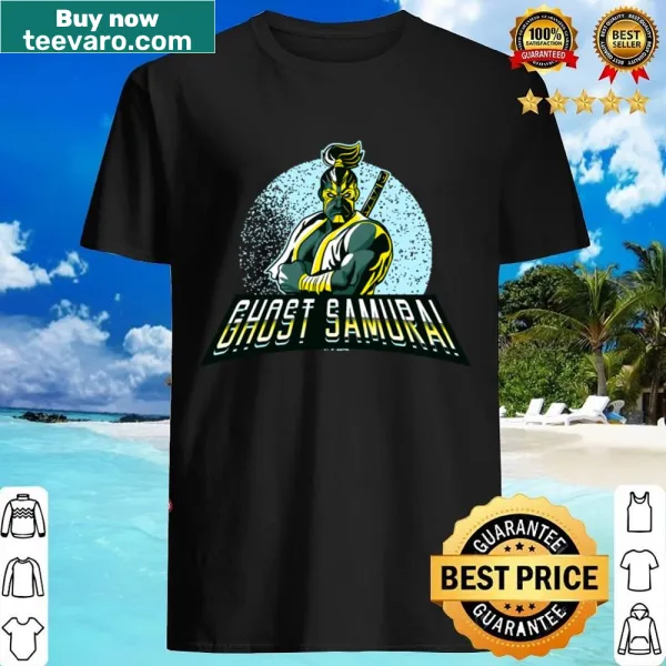 Shirt featuring a ghostly samurai graphic