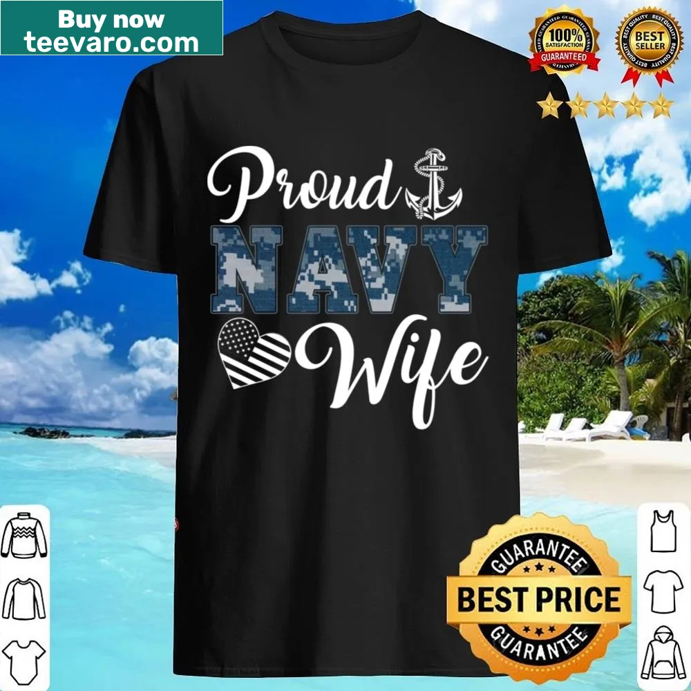 Vintage shirt celebrating Navy spouses and veterans