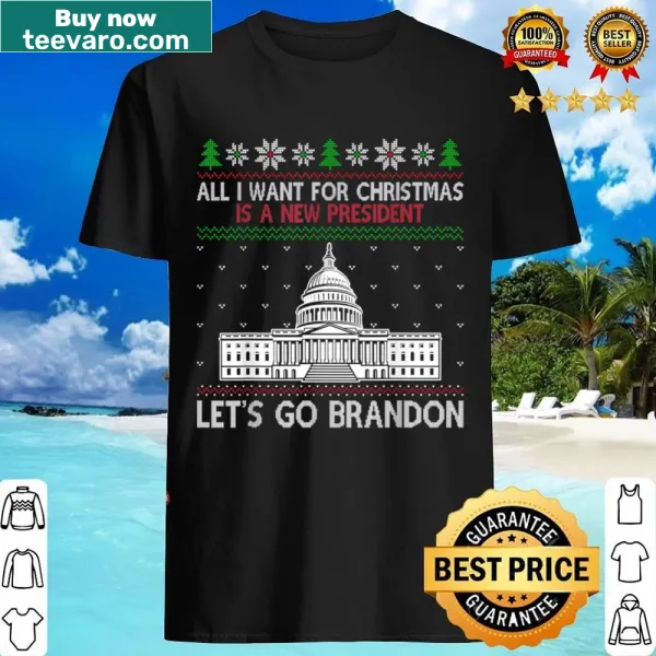 Shirt featuring a humorous political message for Christmas