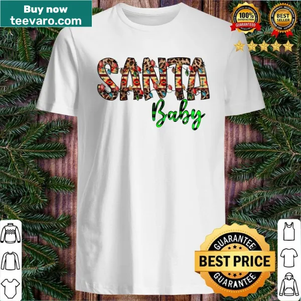 Boho Santa-themed Christmas shirt with western design elements